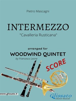 cover image of Intermezzo--Woodwind Quintet SCORE